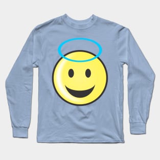 Emoticon Angel Long Sleeve T-Shirt